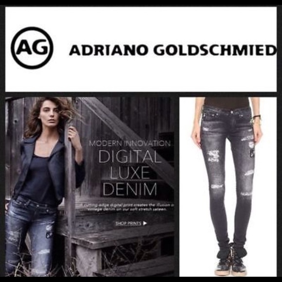 AG Digital Luxe- The Legging Super SKINNY Jeans - Picture 1 of 7